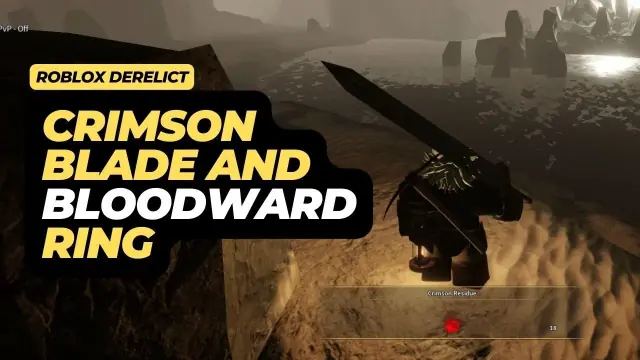 Derelict Roblox crimson blade: How to Get, Crafting, and Stats